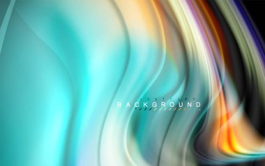 Sıvı sıvı renkler tasarım, renkli mermer veya plastik dalgalı doku arka plan, siyah, iş veya teknoloji sunu veya web broşür için parlak renkli öğeleri kapak tasarımı, duvar kağıdı