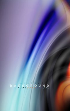 Sıvı sıvı renkler tasarım, renkli mermer veya plastik dalgalı doku arka plan, siyah, iş veya teknoloji sunu veya web broşür için parlak renkli öğeleri kapak tasarımı, duvar kağıdı