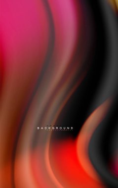 Sıvı sıvı renkler tasarım, renkli mermer veya plastik dalgalı doku arka plan, siyah, iş veya teknoloji sunu veya web broşür için parlak renkli öğeleri kapak tasarımı, duvar kağıdı