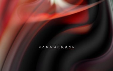Sıvı sıvı renkler tasarım, renkli mermer veya plastik dalgalı doku arka plan, siyah, iş veya teknoloji sunu veya web broşür için parlak renkli öğeleri kapak tasarımı, duvar kağıdı