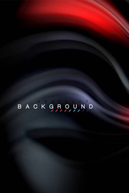 Sıvı sıvı renkler tasarım, renkli mermer veya plastik dalgalı doku arka plan, siyah, iş veya teknoloji sunu veya web broşür için parlak renkli öğeleri kapak tasarımı, duvar kağıdı