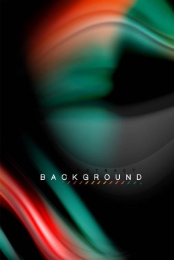 Sıvı sıvı renkler tasarım, renkli mermer veya plastik dalgalı doku arka plan, siyah, iş veya teknoloji sunu veya web broşür için parlak renkli öğeleri kapak tasarımı, duvar kağıdı