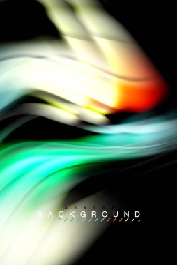 Sıvı sıvı renkler tasarım, renkli mermer veya plastik dalgalı doku arka plan, siyah, iş veya teknoloji sunu veya web broşür için parlak renkli öğeleri kapak tasarımı, duvar kağıdı