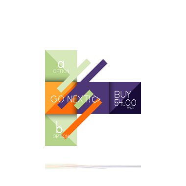 Kare seçeneğinin Infographic afiş. Bilgi ve veri görselleştirme, geometrik tasarım