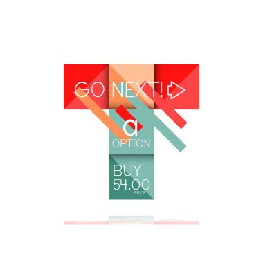 Kare seçeneğinin Infographic afiş. Bilgi ve veri görselleştirme, geometrik tasarım