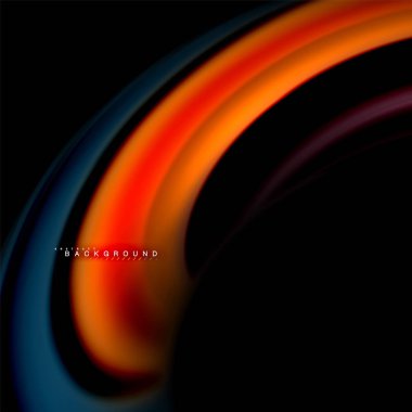 Sıvı karıştırma renkler dalga arka plan tasarlamak vektör. Renkli örgü dalgalar