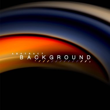 Sıvı karıştırma renkler dalga arka plan tasarlamak vektör. Renkli örgü dalgalar