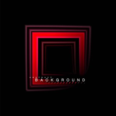 Sıvı çok renkli çizgilerle oluşturulan geometrik şekiller. Sunum, app duvar kağıdı, başlık sayfası veya poster için sanatsal illüstrasyon vektör