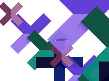 Çok renkli soyut geometrik şekiller, web reklam, iş sunumu, reklamlar paket, geometri arka plan şablonu, duvar kağıdı yazdırma