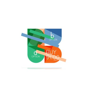 En az daire temiz soyut seçeneği adım Infographic tasarım öğesi, geometrik şekiller - Tur kareler, daireler ve satırları düzeni ile örnek metin