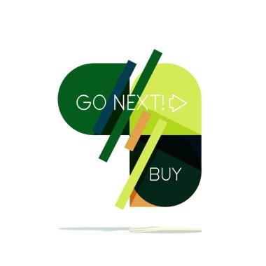 En az daire temiz soyut seçeneği adım Infographic tasarım öğesi, geometrik şekiller - Tur kareler, daireler ve satırları düzeni ile örnek metin