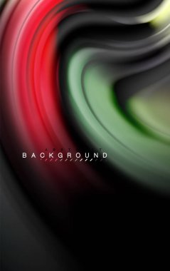 Sıvı sıvı renkler tasarım, renkli mermer veya plastik dalgalı doku arka plan, siyah, iş veya teknoloji sunu veya web broşür için parlak renkli öğeleri kapak tasarımı, duvar kağıdı