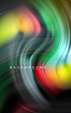 Sıvı sıvı renkler tasarım, renkli mermer veya plastik dalgalı doku arka plan, siyah, iş veya teknoloji sunu veya web broşür için parlak renkli öğeleri kapak tasarımı, duvar kağıdı