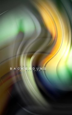 Sıvı sıvı renkler tasarım, renkli mermer veya plastik dalgalı doku arka plan, siyah, iş veya teknoloji sunu veya web broşür için parlak renkli öğeleri kapak tasarımı, duvar kağıdı