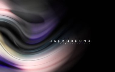 Sıvı sıvı renkler tasarım, renkli mermer veya plastik dalgalı doku arka plan, siyah, iş veya teknoloji sunu veya web broşür için parlak renkli öğeleri kapak tasarımı, duvar kağıdı