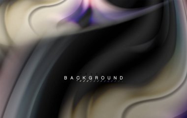 Sıvı sıvı renkler tasarım, renkli mermer veya plastik dalgalı doku arka plan, siyah, iş veya teknoloji sunu veya web broşür için parlak renkli öğeleri kapak tasarımı, duvar kağıdı