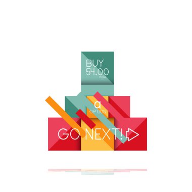 Kare seçeneğinin Infographic afiş. Bilgi ve veri görselleştirme, geometrik tasarım