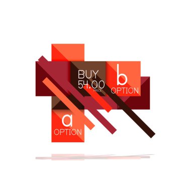 Kare seçeneğinin Infographic afiş. Bilgi ve veri görselleştirme, geometrik tasarım