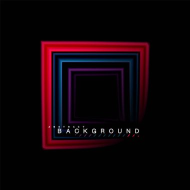 Sıvı çok renkli çizgilerle oluşturulan geometrik şekiller