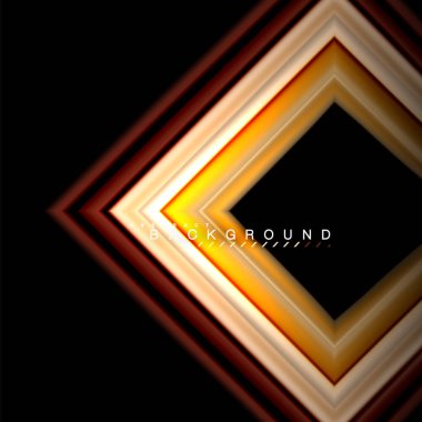 Sıvı çok renkli çizgilerle oluşturulan geometrik şekiller