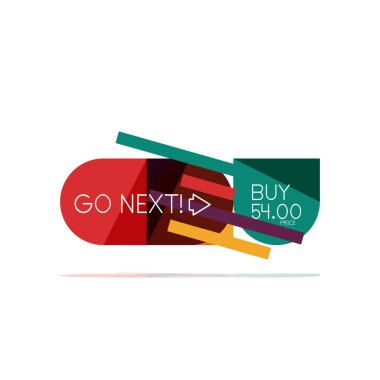 En az daire temiz soyut seçeneği adım Infographic tasarım öğesi, geometrik şekiller - Tur kareler, daireler ve satırları düzeni ile örnek metin