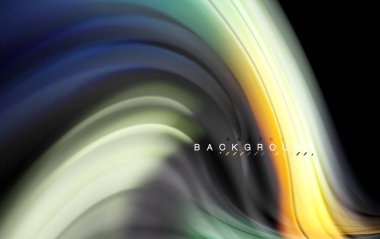 Sıvı sıvı renkler tasarım, renkli mermer veya plastik dalgalı doku arka plan, siyah, iş veya teknoloji sunu veya web broşür için parlak renkli öğeleri kapak tasarımı, duvar kağıdı