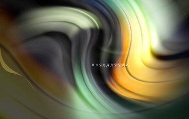 Sıvı sıvı renkler tasarım, renkli mermer veya plastik dalgalı doku arka plan, siyah, iş veya teknoloji sunu veya web broşür için parlak renkli öğeleri kapak tasarımı, duvar kağıdı