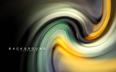 Sıvı sıvı renkler tasarım, renkli mermer veya plastik dalgalı doku arka plan, siyah, iş veya teknoloji sunu veya web broşür için parlak renkli öğeleri kapak tasarımı, duvar kağıdı