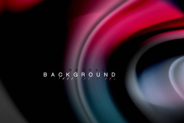 Sıvı sıvı renkler tasarım, renkli mermer veya plastik dalgalı doku arka plan, siyah, iş veya teknoloji sunu veya web broşür için parlak renkli öğeleri kapak tasarımı, duvar kağıdı