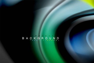 Sıvı sıvı renkler tasarım, renkli mermer veya plastik dalgalı doku arka plan, siyah, iş veya teknoloji sunu veya web broşür için parlak renkli öğeleri kapak tasarımı, duvar kağıdı