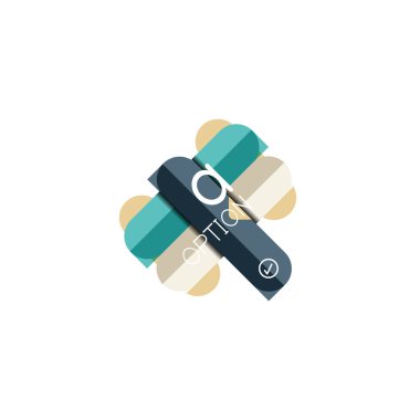 Özet satırları geometrik Infographic layoutabstract satırları geometrik Infographic düzeni, veri görselleştirme tasarım, seçeneği adım adım programı, web kutusu