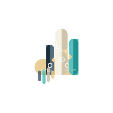 Özet satırları geometrik Infographic layoutabstract satırları geometrik Infographic düzeni, veri görselleştirme tasarım, seçeneği adım adım programı, web kutusu