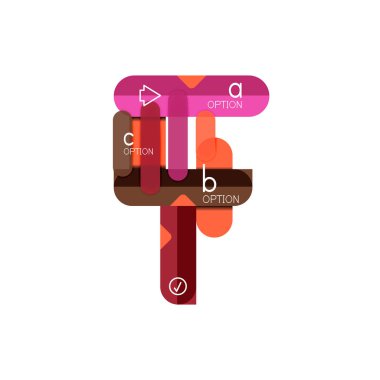 Özet satırları geometrik Infographic layoutabstract satırları geometrik Infographic düzeni, veri görselleştirme tasarım, seçeneği adım adım programı, web kutusu