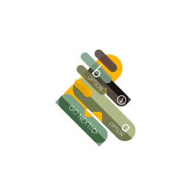 Özet satırları geometrik Infographic layoutabstract satırları geometrik Infographic düzeni, veri görselleştirme tasarım, seçeneği adım adım programı, web kutusu