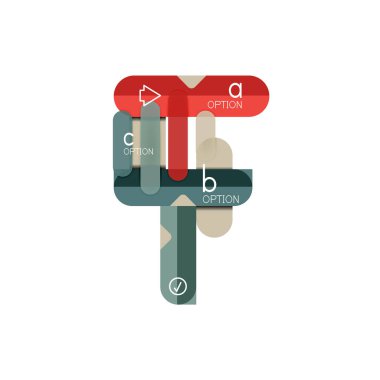 Özet satırları geometrik Infographic layoutabstract satırları geometrik Infographic düzeni, veri görselleştirme tasarım, seçeneği adım adım programı, web kutusu