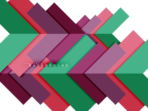 Formas geométricas abstratas multicoloridas, fundo de geometria para banner web —  Vetores de Stock