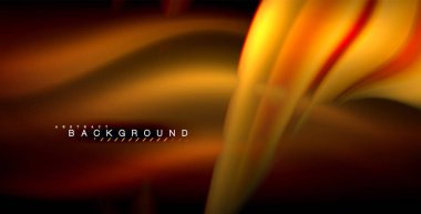 Neon parlayan dalga, sihirli enerji ve ışık arka plan