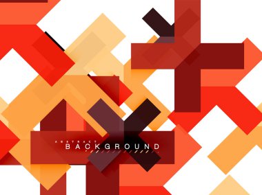 Çok renkli soyut geometrik şekiller, geometri arka plan web afiş için