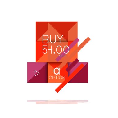 Kare seçeneğinin Infographic afiş. Bilgi ve veri görselleştirme, geometrik tasarım