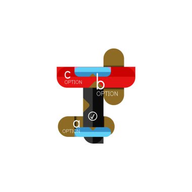 Özet satırları geometrik Infographic layoutabstract satırları geometrik Infographic düzeni, veri görselleştirme tasarım, seçeneği adım adım programı, web kutusu