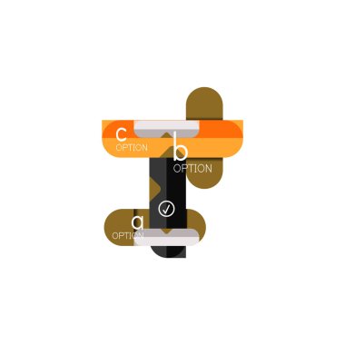 Özet satırları geometrik Infographic layoutabstract satırları geometrik Infographic düzeni, veri görselleştirme tasarım, seçeneği adım adım programı, web kutusu