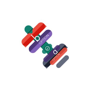 Özet satırları geometrik Infographic layoutabstract satırları geometrik Infographic düzeni, veri görselleştirme tasarım, seçeneği adım adım programı, web kutusu