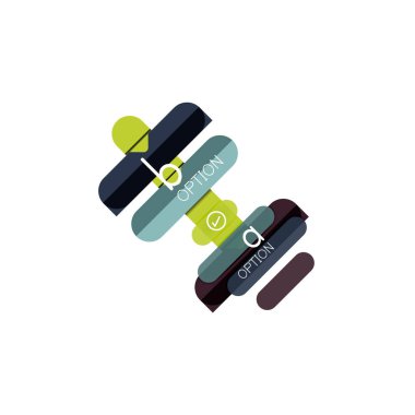 Özet satırları geometrik Infographic layoutabstract satırları geometrik Infographic düzeni, veri görselleştirme tasarım, seçeneği adım adım programı, web kutusu