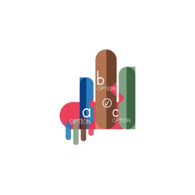 Özet satırları geometrik Infographic layoutabstract satırları geometrik Infographic düzeni, veri görselleştirme tasarım, seçeneği adım adım programı, web kutusu