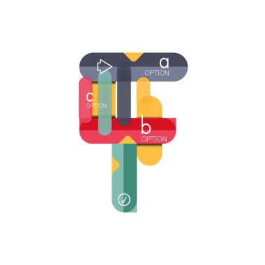 Özet satırları geometrik Infographic layoutabstract satırları geometrik Infographic düzeni, veri görselleştirme tasarım, seçeneği adım adım programı, web kutusu