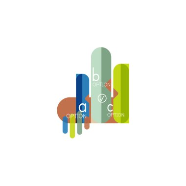 Özet satırları geometrik Infographic layoutabstract satırları geometrik Infographic düzeni, veri görselleştirme tasarım, seçeneği adım adım programı, web kutusu