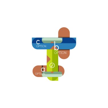 Özet satırları geometrik Infographic layoutabstract satırları geometrik Infographic düzeni, veri görselleştirme tasarım, seçeneği adım adım programı, web kutusu