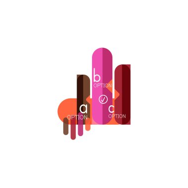 Özet satırları geometrik Infographic layoutabstract satırları geometrik Infographic düzeni, veri görselleştirme tasarım, seçeneği adım adım programı, web kutusu