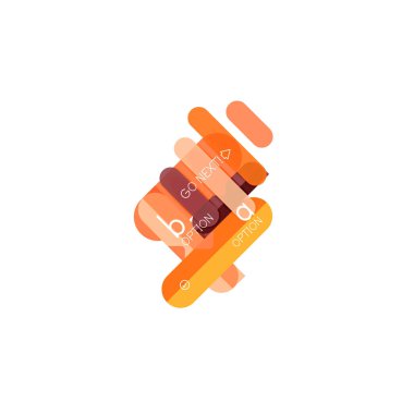 Özet satırları geometrik Infographic layoutabstract satırları geometrik Infographic düzeni, veri görselleştirme tasarım, seçeneği adım adım programı, web kutusu