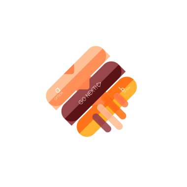 Özet satırları geometrik Infographic layoutabstract satırları geometrik Infographic düzeni, veri görselleştirme tasarım, seçeneği adım adım programı, web kutusu